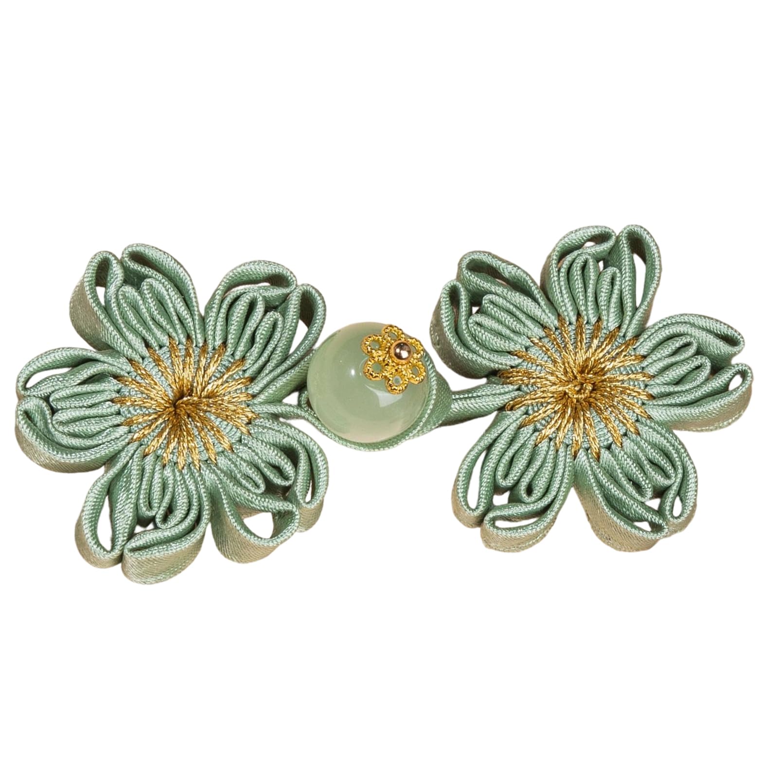 NEWFT Sewing Knot Button Clothing Fasteners Flower Cheongsam Knot Buttons for Chinese Cloaks Cheongsam Dress Coat Decorative Flower Button