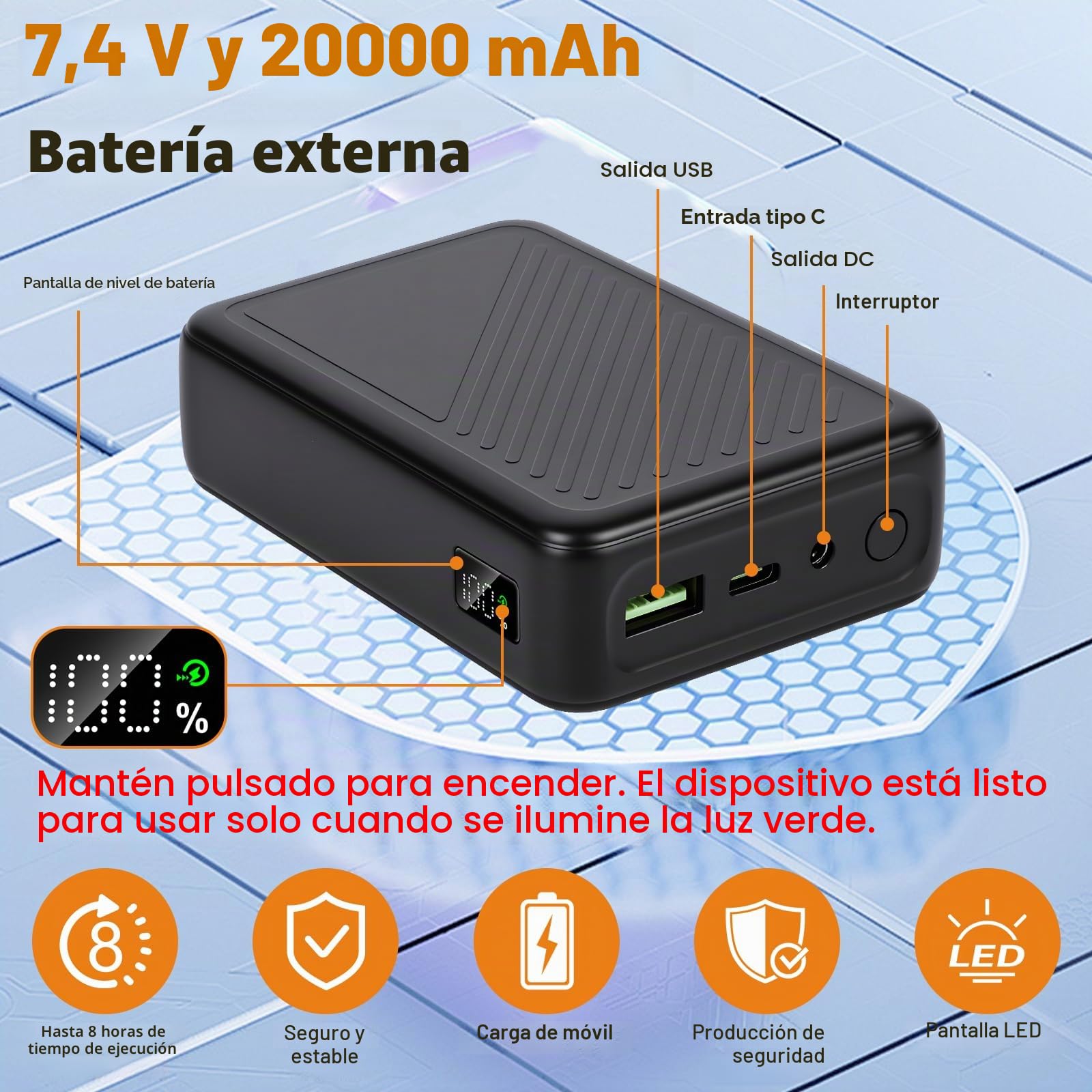 GuKKK Chaleco Calefactable, 20000mAh Chaleco con Calefacción Eléctrica USB para Mujeres Hombres, Carga Chaqueta Calefactora 9 Zonas de Calentamiento, Chaleco Térmico Ajustable con 3 Temperatura