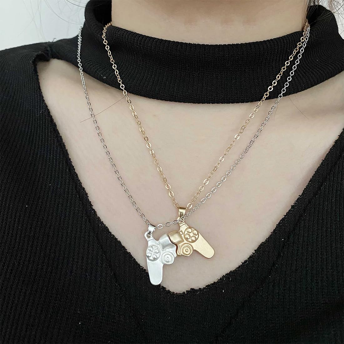 Collane Magnetiche Per Coppie Ozmw - Pendenti A Forma Di