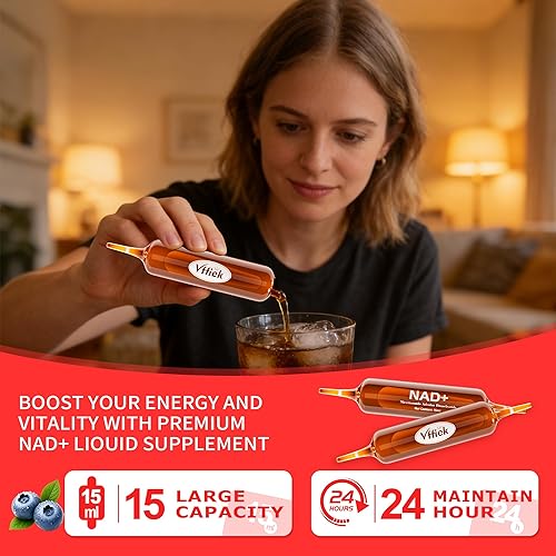 Miniatura 8 de Rejuvenecimiento celular avanzado NAD+ - Suplemento NAD de 1200 mg para apoyar la piel antienvejecimiento, aumentar la energía y la concentración -