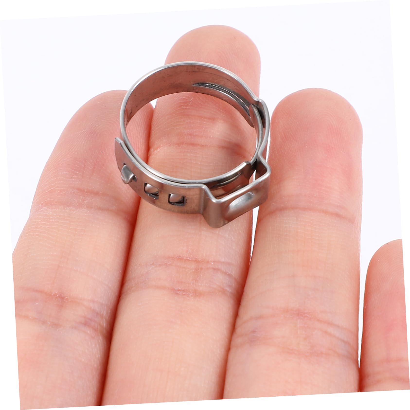 Gatuida 250 Pièces Collier De Serrage Outil De Sertissage De Tuyau Pex Pince À Anneau Pinces De Tuyau Pex Outil De Serrage De Fil Collier De Serrage Clip De Serrage Anneaux À Sertir Pex