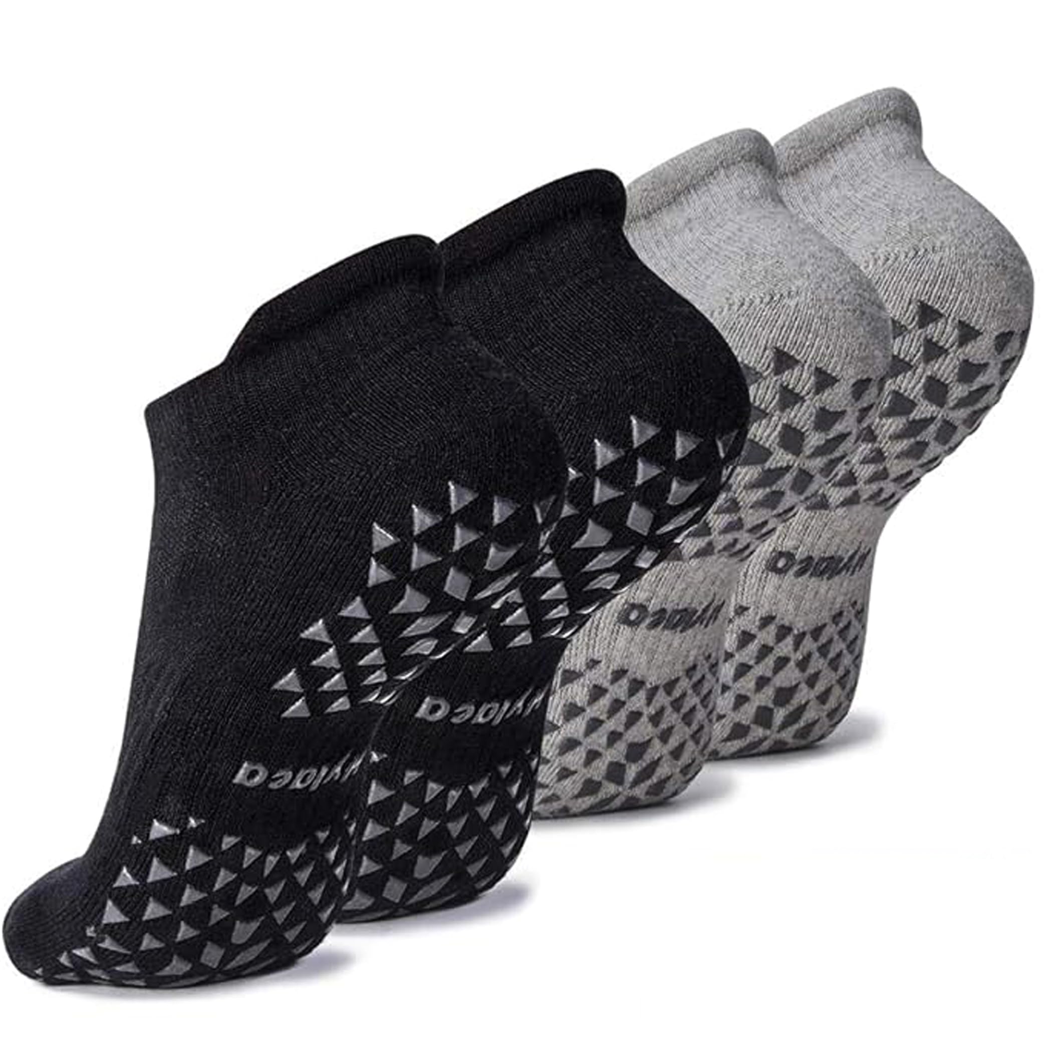 Hylaea Non-slip Yoga Socks with Grips for Women and Men, Pilates Hospital Slipper Socks with Grippers