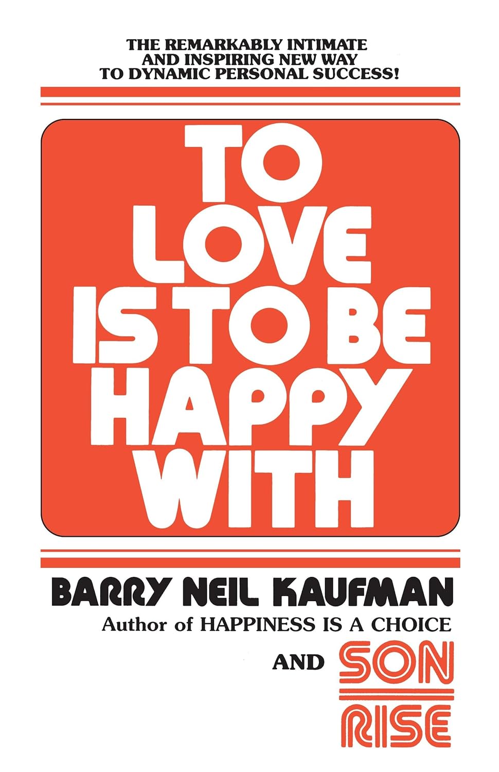 To Love Is To Be Happy With Book