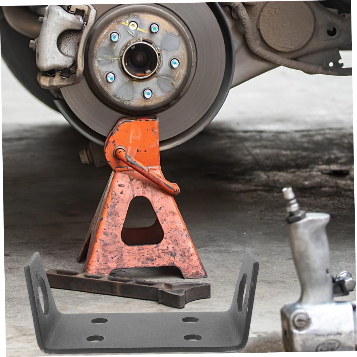 2Pcs Winch Mounting Cradle Plate for ATV Durable Hitch Mount Bracket Easy Installation for Trailers Versatile Towing Securing User Friendly Design