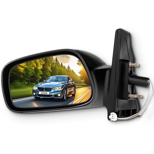 SCITOO Driver Side View Mirror Fit For Toyota Corolla 2003 2004 2005 2006 2007 2008 Non-Folding Non-heated Power adjustment Left Outside Exterior Mirror TO1320178 87940-02380, 8794002380