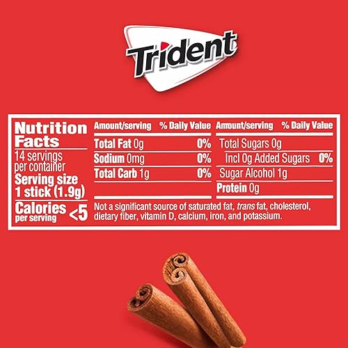 Miniatura 3 de Mondelez Global Trident Canela, 14 unidades