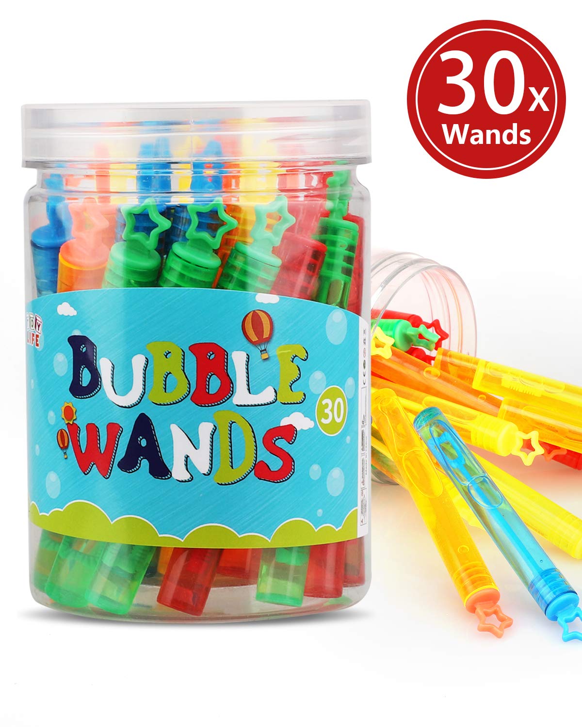 Buy TOY Life 30 Mini Bubble Wands for Kids Party Favors Bubbles Party