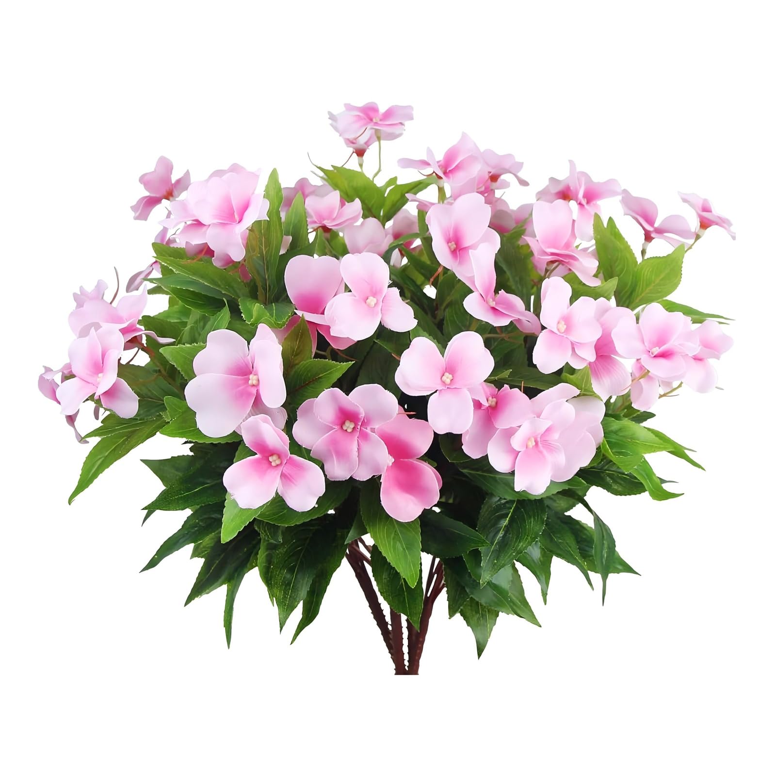 Tsophreniq B Artificial Impatiens Floral Arrangements, Colorfast Fabric Looms For Indoor Venues, Parties & Pet-Friendly Spaces Floral Arrangements
