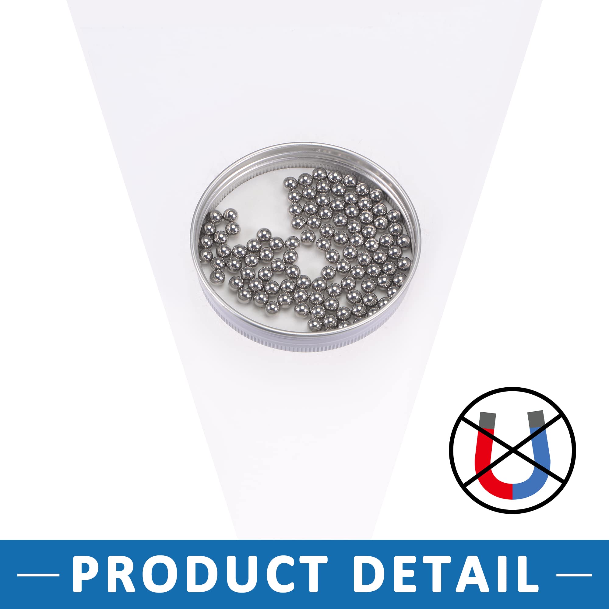 Sfere Cuscinetti 5.5mm Acciaio Cromato G10 - Set Di 50 Pezzi | Per Ruote E Meccanica - Foto 5