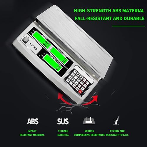 Miniatura 5 de MEIYA Counting Weight Scale, Industrial High Precision Scale 10kg22lb, 0.1g, Digital Accurate Scale for Counting Parts and Coins, kgglb, Electronic