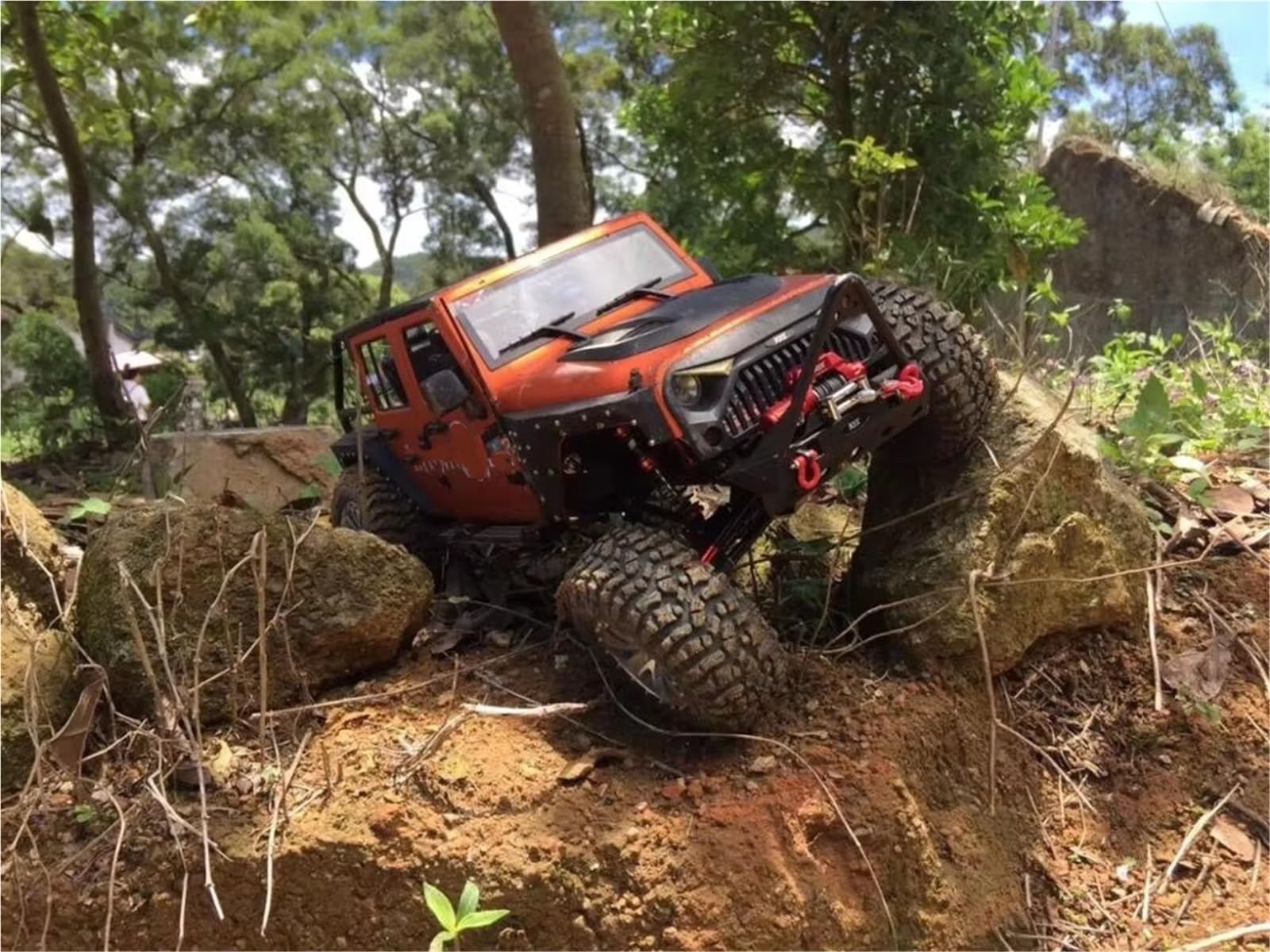 Paraurti RC per Axial per SCX10 II 90046 per Traxxas per TRX4 D90 1/10 RC Crawler Car Paraurti Anteriore Metallo Parti di Aggiornamento Accessori