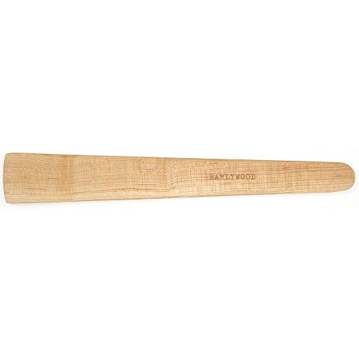 13 in Handmade Kitchen Cooking Utensil, Thin Dark Wood Saute Spatula, Multipurpose Flat Wooden Spatula, Perfect for flipping, scraping, sauteing, turning - Wooden Cooking Utensils - Made in USA - M