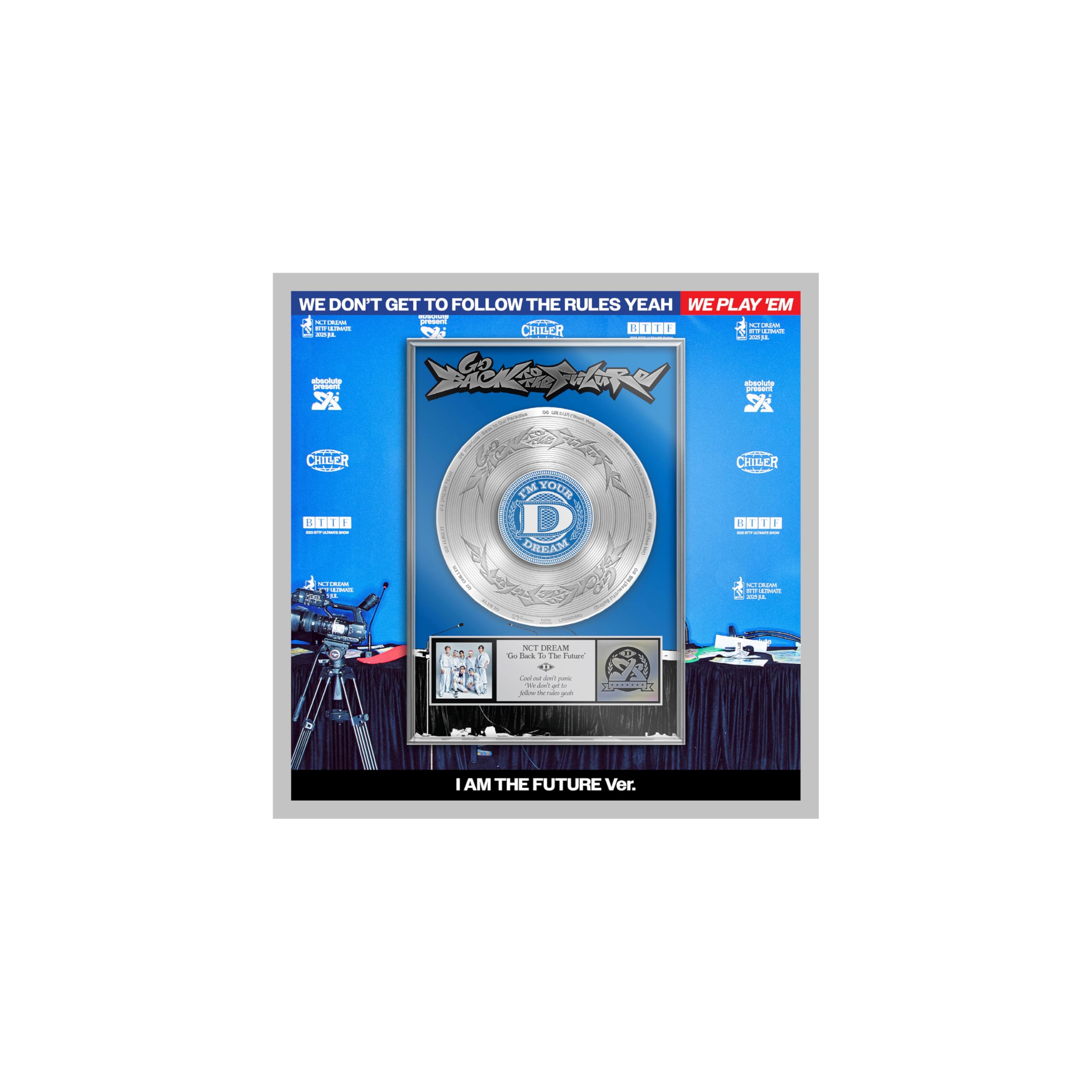 NCT DREAM Go Back To The Future 5th Album I AM THE FUTURE Version Package Box+CD+PhotoBook+PostCard+Sticker+PhotoCard+Tracking Sealed