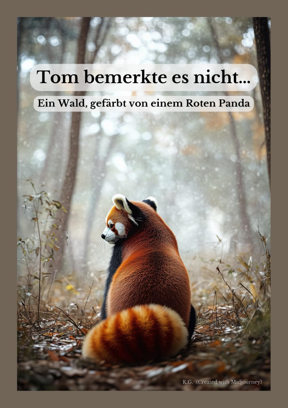Tom bemerkte es nicht…: Ein Wald, gefärbt von einem Roten Panda