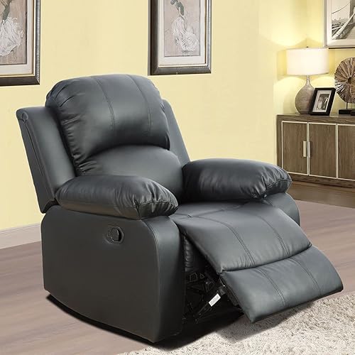 3-Piece Sectional Recycled Leather Living Room Sofa Set,1+2+3 Modular Sofa