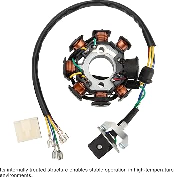 GOOFIT Generator Magneto Stator Coil Replacement for CG CB 150cc 200cc 250cc 165FMM 166FMM Engine TTR250 Dirt Pit Bike Motorcycle