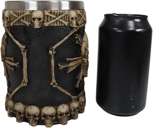 Miniatura 3 de Ebros Gift Gran taza de café con diseño de ron pirata pirata y huesos cruzados, diseño de calavera y cráneo, jarra, jarra, taza de café de 20 onzas