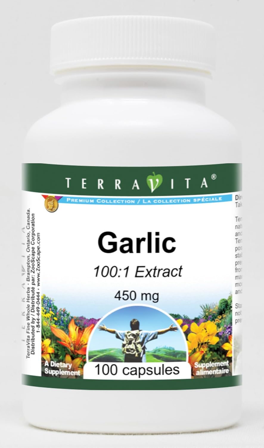Garlic 100:1-450 mg (100 Capsules, ZIN: 520187)