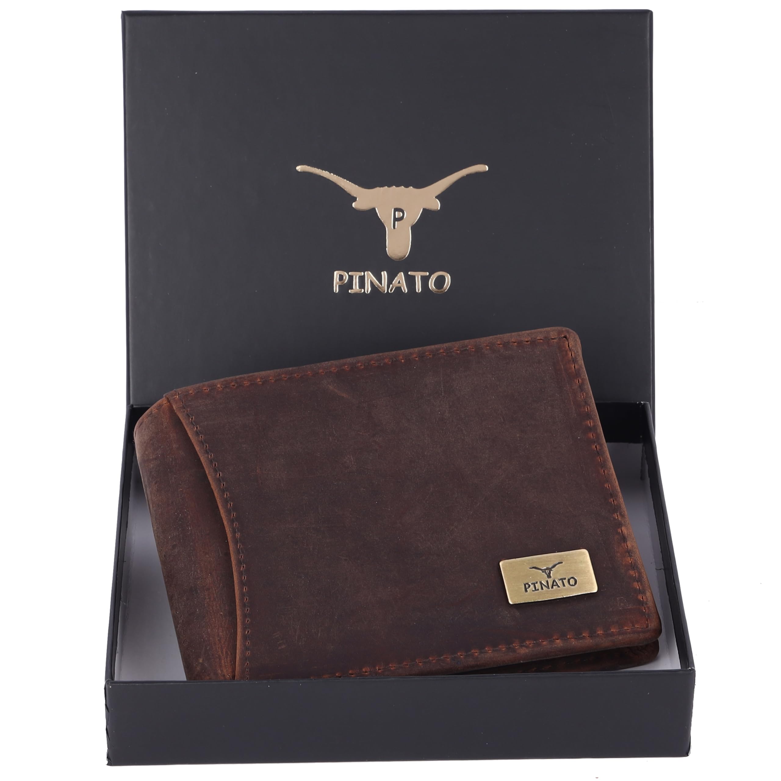 pinato Wallet for Men, Leather Wallets for Men Stylish, Bi-Fold Wallets for Man, 6 Card Slots, Easy Access Card Slots, Coin Pocket. (Tan)-picture-22