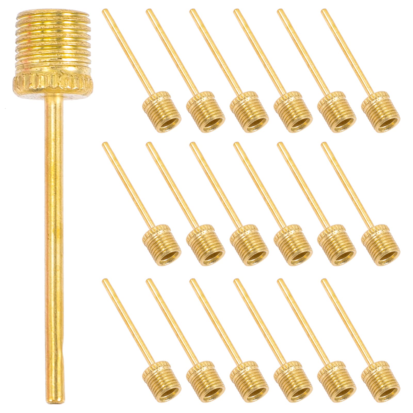 BESPORTBLE 100pcs Ball Pump Needle Air Pump Needle Inflation Needles Nozzle for Basketball Football Volleyball Swim Ring Balloon All Other Sports Balls Gold-image-20