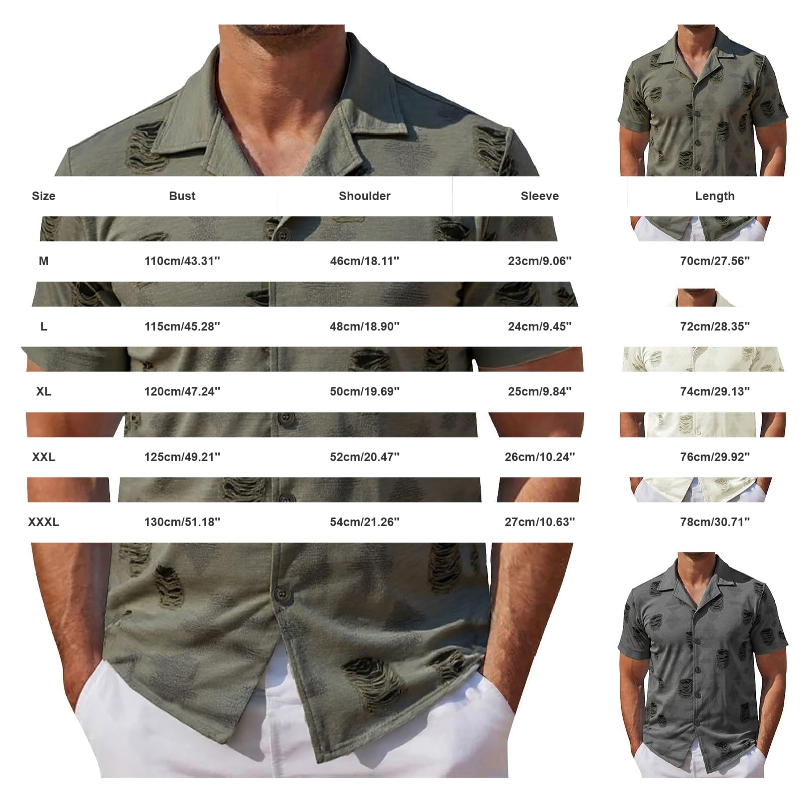 WINWUQB - Camisas de manga corta para hombre, para verano, playa, vacaciones, ajuste regular, casual, con botones, camisa clásica hawaiana