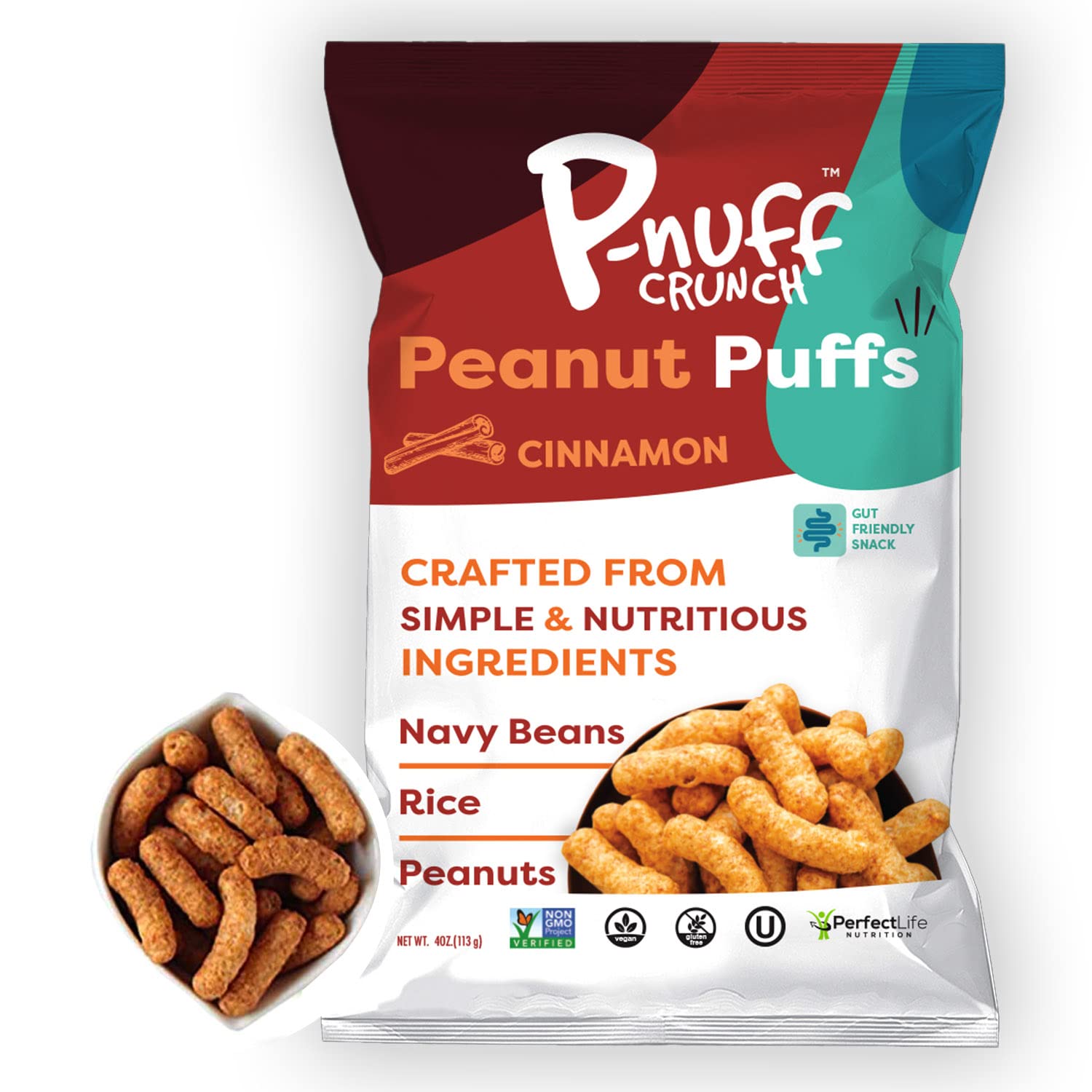 Buy Pnuff Crunch Baked Peanut Puffs Healthy Snacks, Gluten Free