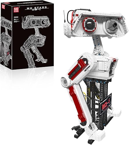 Mould King 21052 Star Plan Toys BD-1, kit de modelo MOC, figura de droide móvil, idea de regalo de cumpleaños para videojuegos Jedi kit de bloques