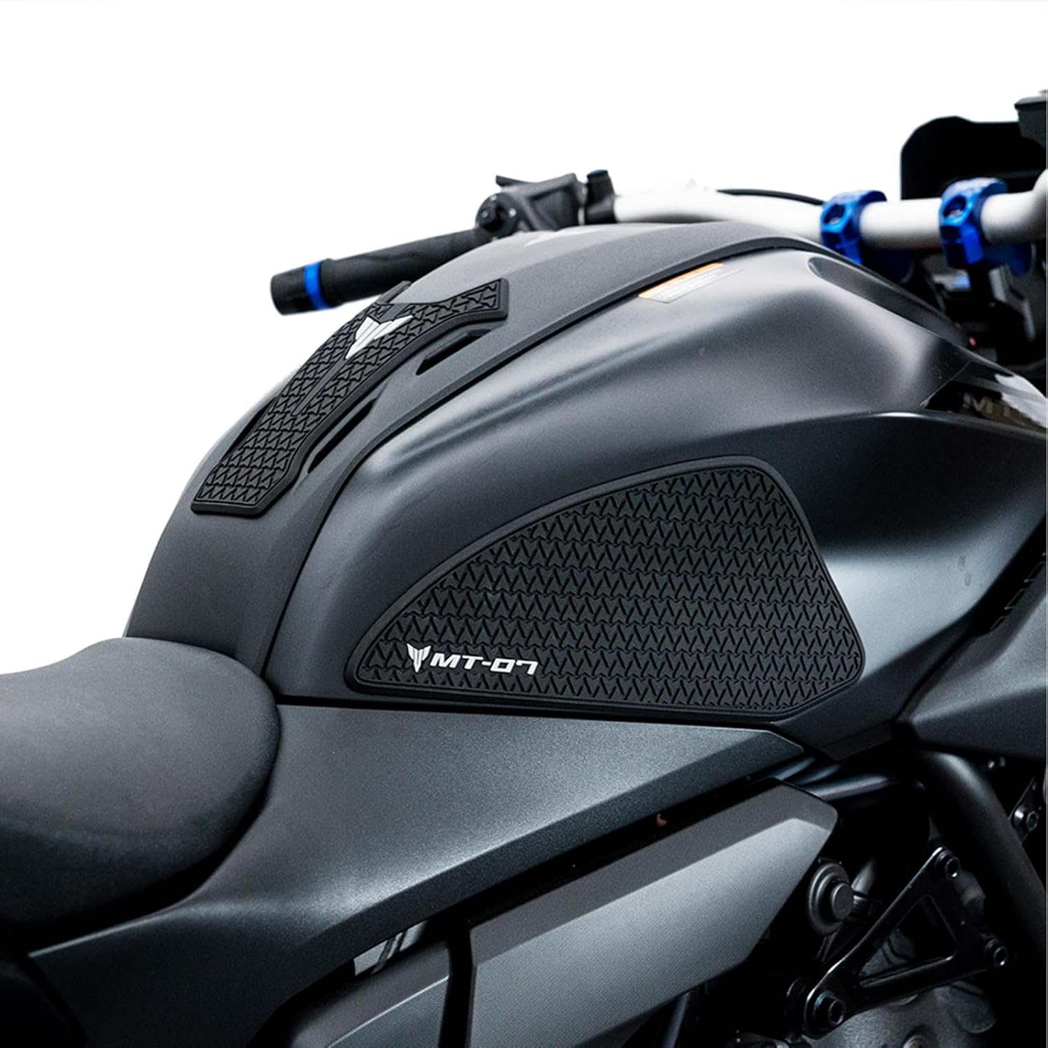 Compatible with Yamaha MT07 MT-07 FZ07 2024 2025 2026 Motorcycle Accessories Anti Slip Fuel Tank Stickers Side Gas Knee Grip Pad