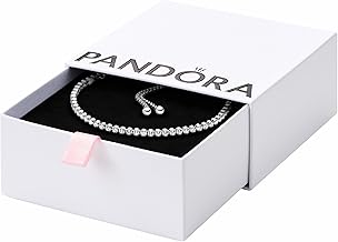 PANDORA Timeless Sparkling Slider Tennis Bracelet - Jewelry for Women - Includes Gift Box