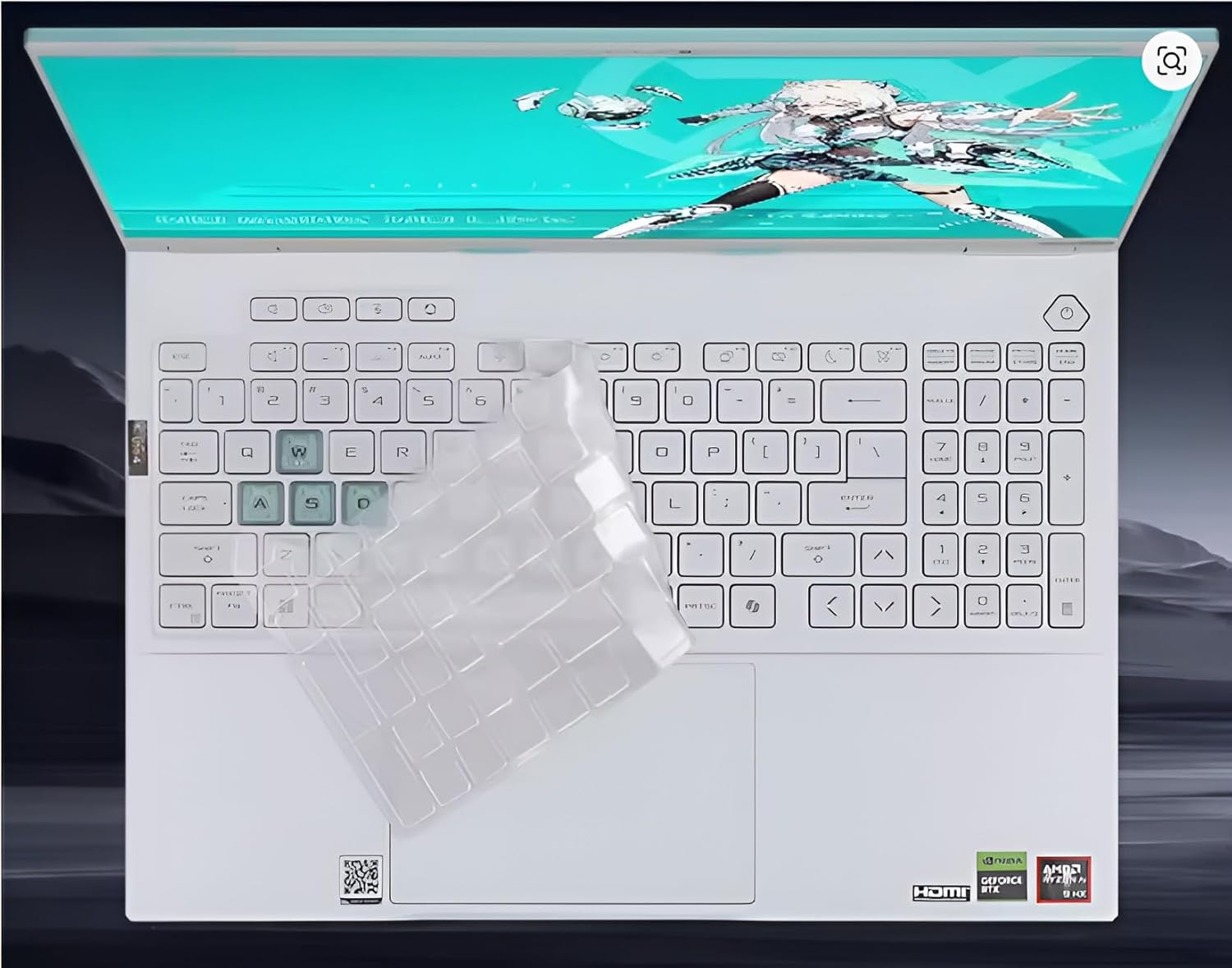 RAYA Premium Keyboard Cover for 2025 ASUS TUF Gaming A16/F16 16inch Laptop. (TPU Transparent)
