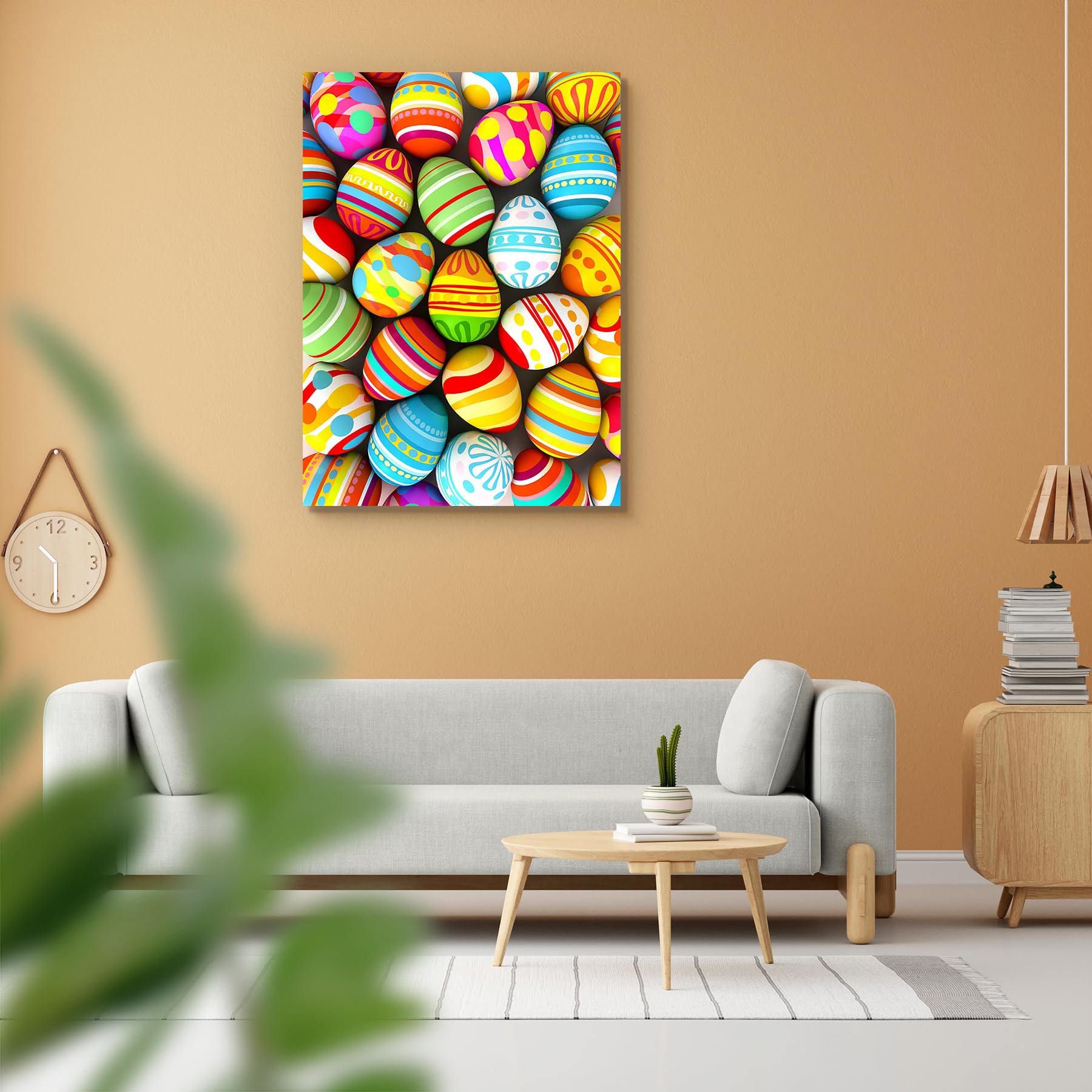 Pitaara Box Happy Easter | Peel & Stick Vinyl Wall Sticker for Bedroom & Living Room | 22 x 30 inch (56 x 76 cms) (B01NH9NFOY) Amazon Price History, Amazon Price Tracker