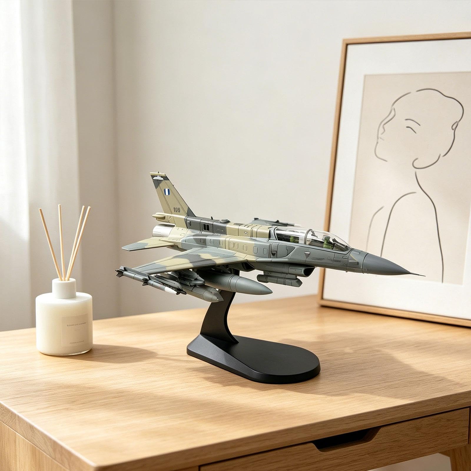 MagiDeal Réplica de Avión de a Escala 1/72, Modelo de Avión de Metal Fundido a Presión, Artículo de Colección, Regalo