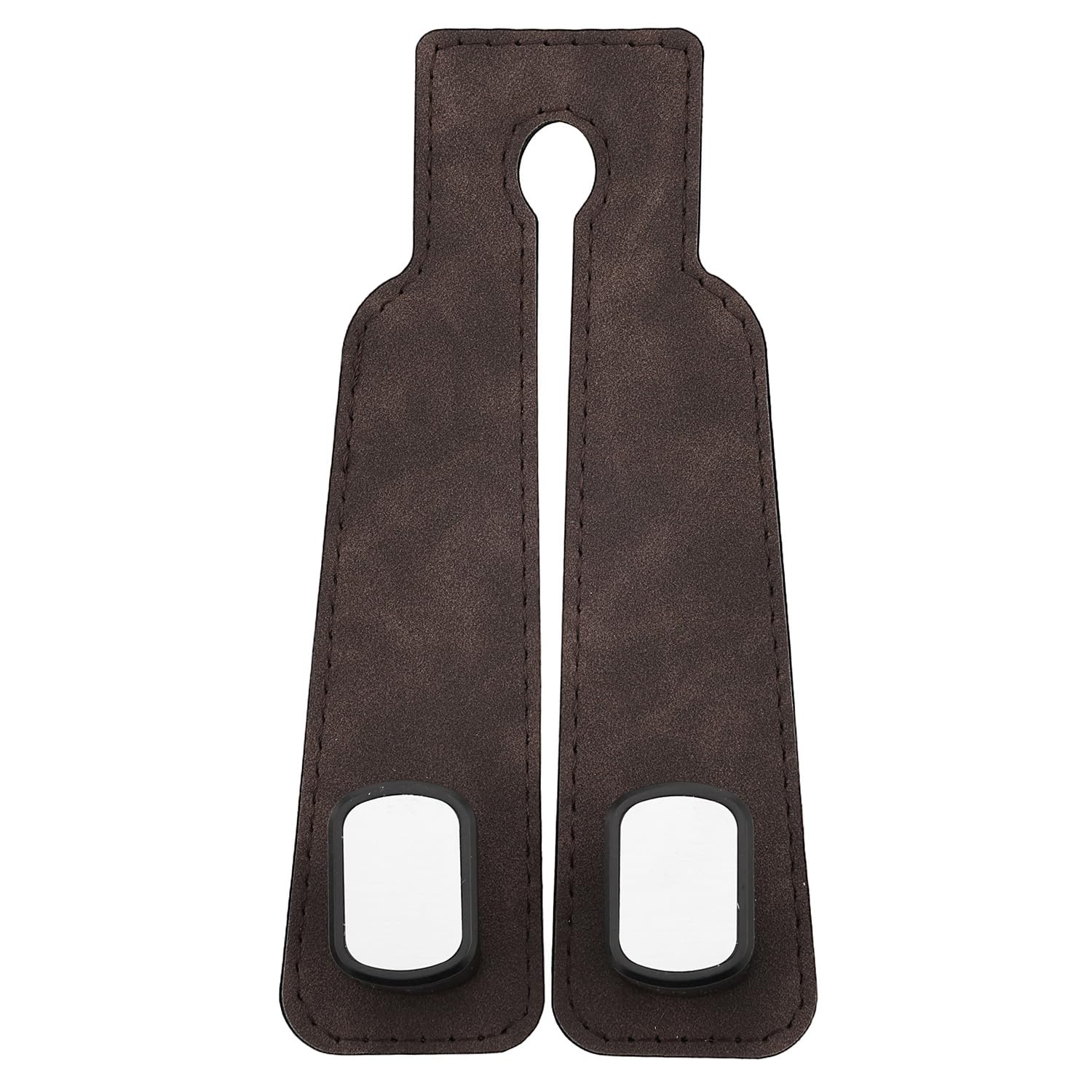 LXPINO 2PCS Car Seat Back Double Hook，Car Headrest Hooks Backseat Hangers,Leather Car Seat Organiser Hooks，for Jeep Cherokee 1974-2022 XJ KK KL car Accessories,Brown