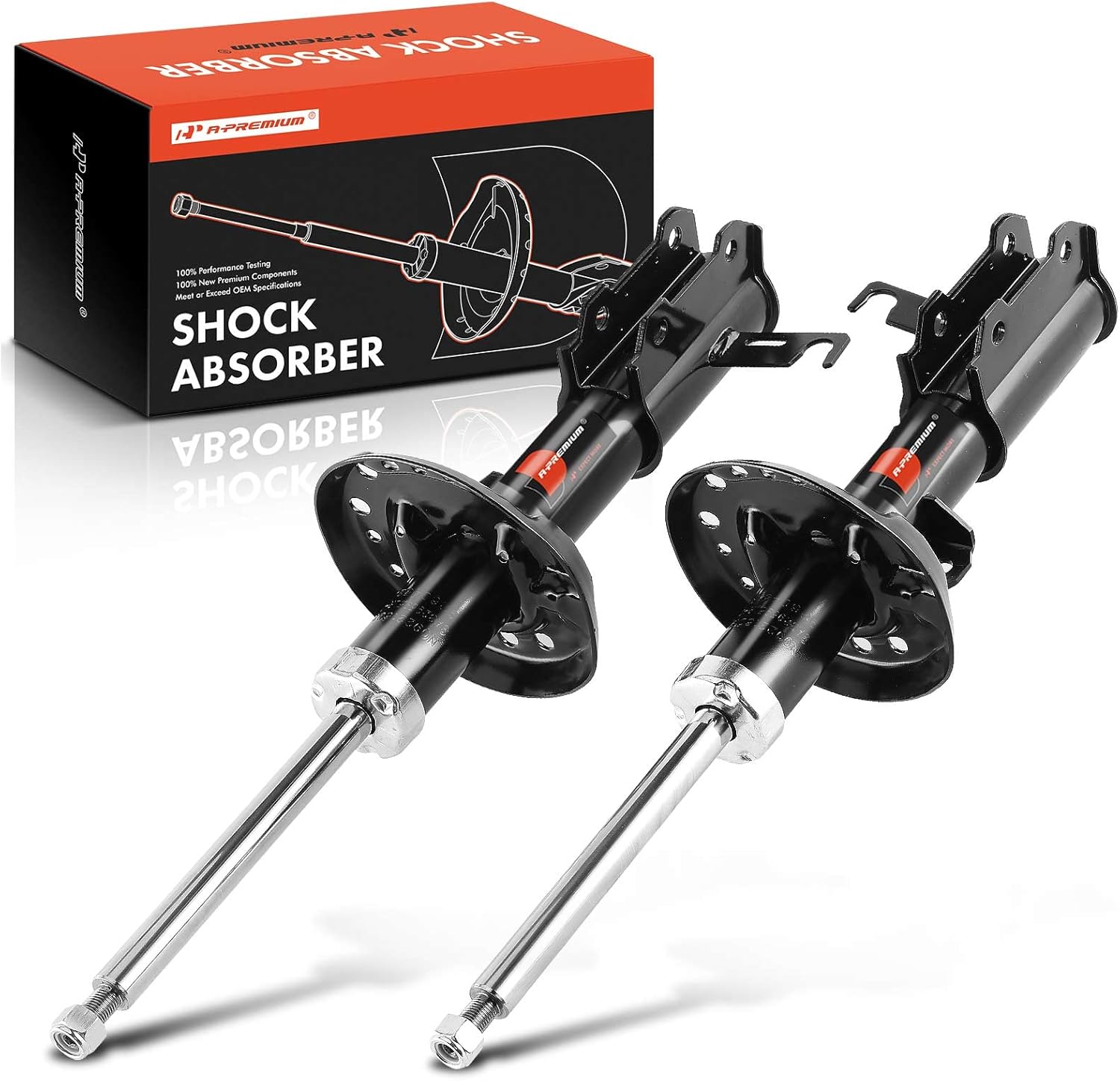 A-Premium Front Pair [2] Strut Assembly Compatible with Chevrolet Cruze 2012-2015, Cruze Limited 2016, Volt 2012-2015 & Buick Verano 2012-2017