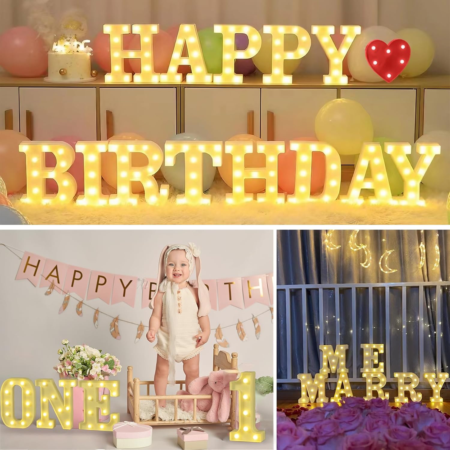 LED Light Up Numbers 0, Lighted Numbers for Parties, Battery Operated Number Light Sign for Night Lights, Wedding, Birthday, Party, Holiday Lights or Home Decoration (Warm White)