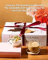 Vista 6 de Juego de 6 tazas de café expreso con tapas, taza de café transparente con tapa de 14 onzas, juego de tazas de té de vidrio, tazas de vidrio