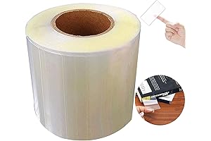 Library Supplies for School Library: 300Pcs Clear Label Protector Shields