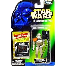 KENNER 1996 POTF SANDTROOPER GREEN CARD W/ HOLOGRAM COLL. 3 ACTION FIGURE MOC
