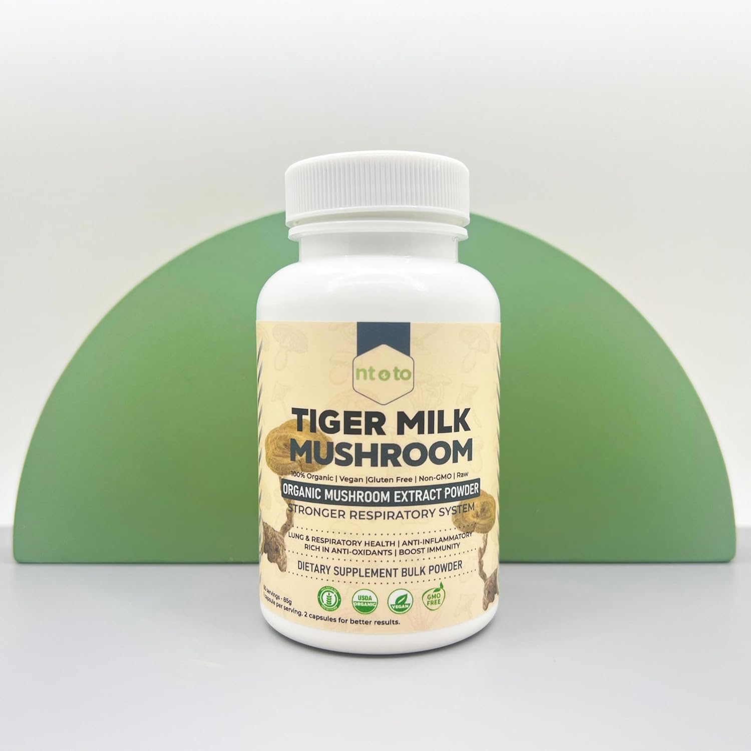 Tiger Milk Mushroom Supplement (Lignosus Rhinocerus) 60 Capsules | Supports Lungs & Respiratory Health – Herbal Extract – Non-GMO, Vegan, Organic | 60 Servings Tiger Milk Mushroom Supplement (Lignosus Rhinocerus) 60 Capsules | Supports Lungs & Respiratory Health – Herbal Extract – Non-GMO, Vegan, Organic | 60 Servings