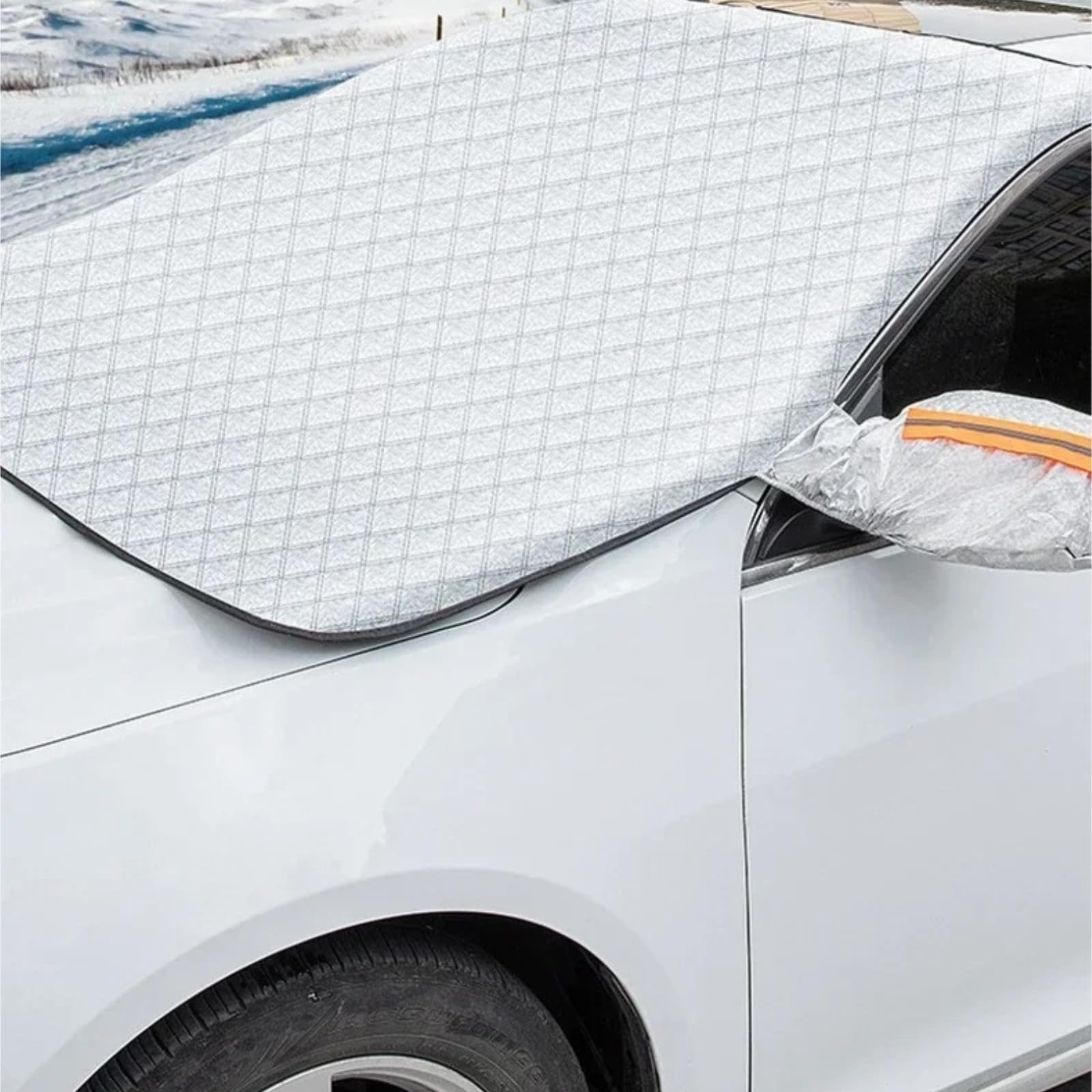 per Opel per Astra Frontera Rocks-e Vivaro Mokka Combo Corsa Grandland Karl Parabrezza per Auto Copertura da Neve Parasole Copertura Parabrezza Auto Ghiaccio(160 * 120)