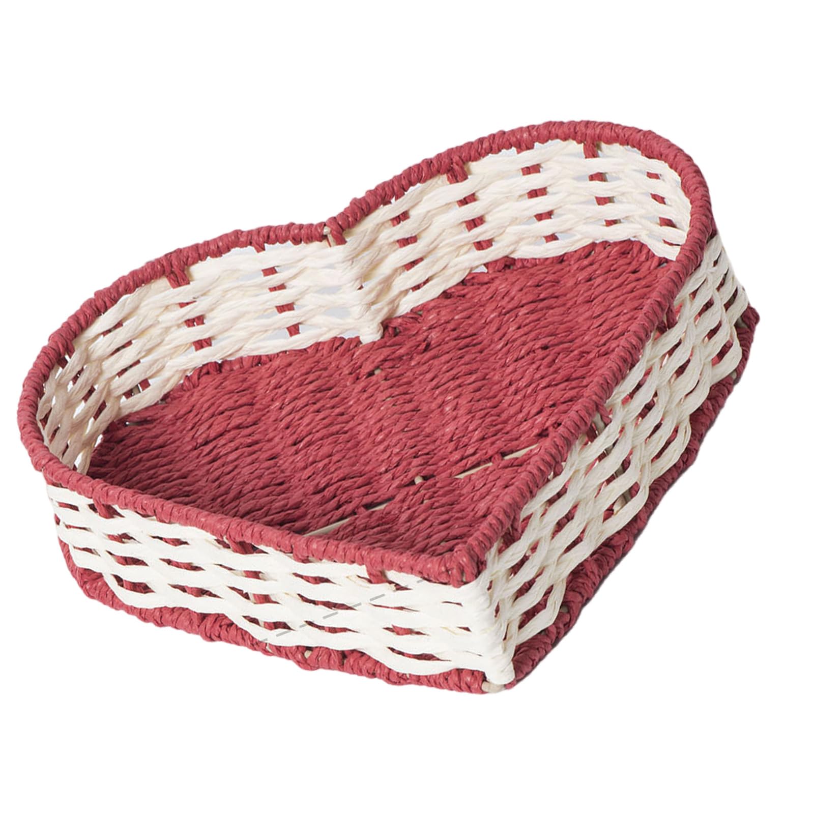 Heart Shaped Basket For Bread Or Snacks Display Decorative Fruit And Vegetable Organiser Kitchen Organization Tool