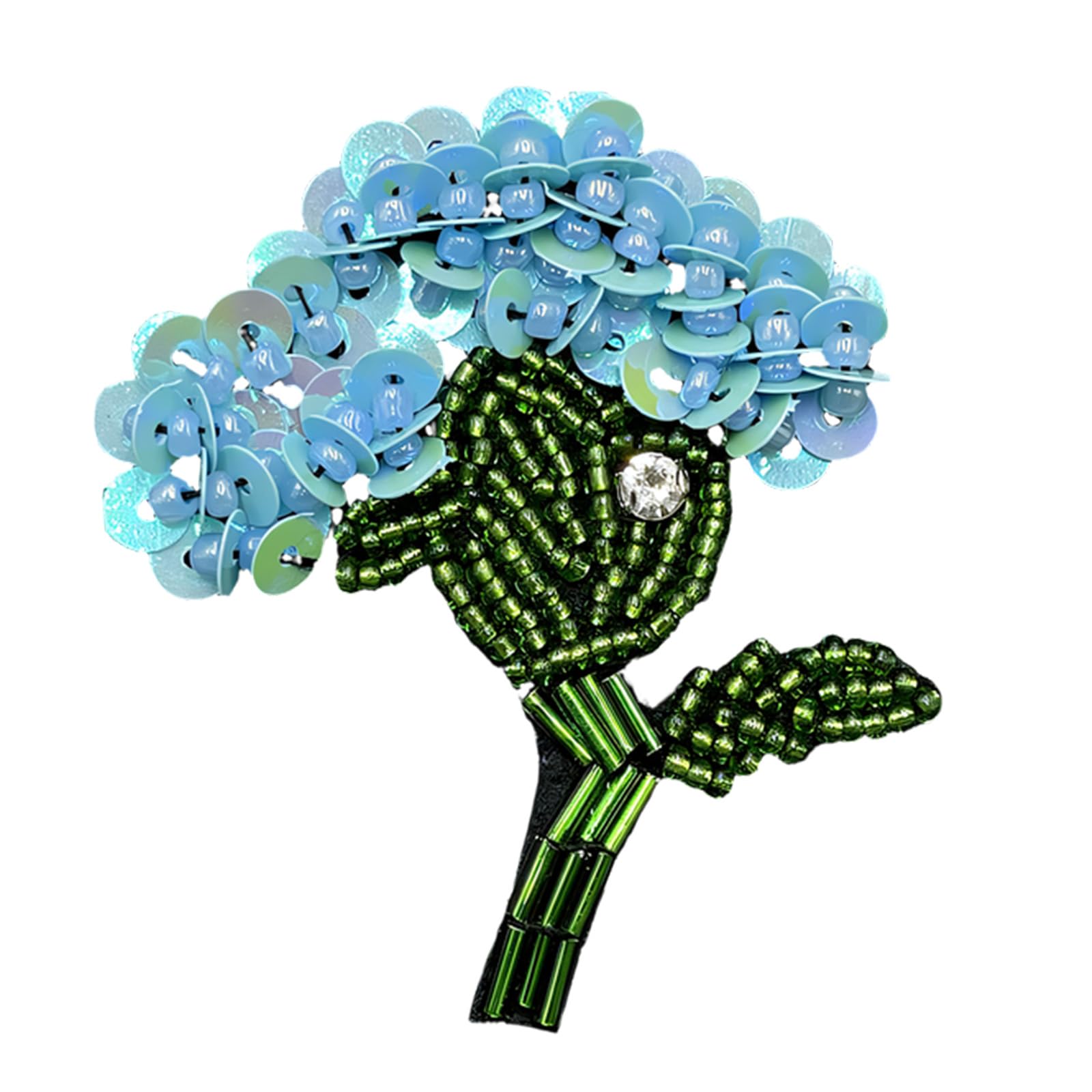 Zeiwohndc B Eaded Flower Applique For Clothes Ags Hats, Hand Sew Embroidery Accent For Sewing Craft Decor And Costume Trim Eaded Flower Applique Floral Embroidery Accent Clothes Ags Hats Costume Trim Sewing