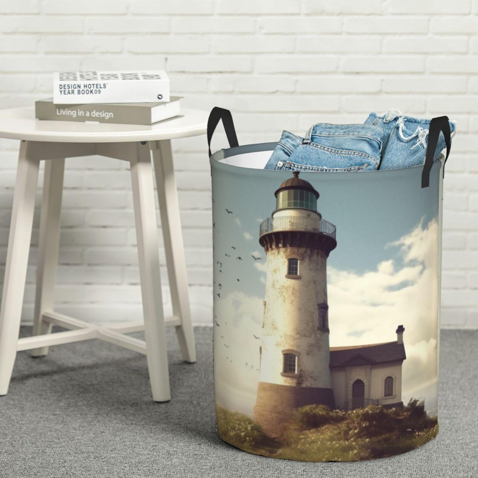 Panier à linge autonome pliable pour ranger jouets et couvertures de chambre