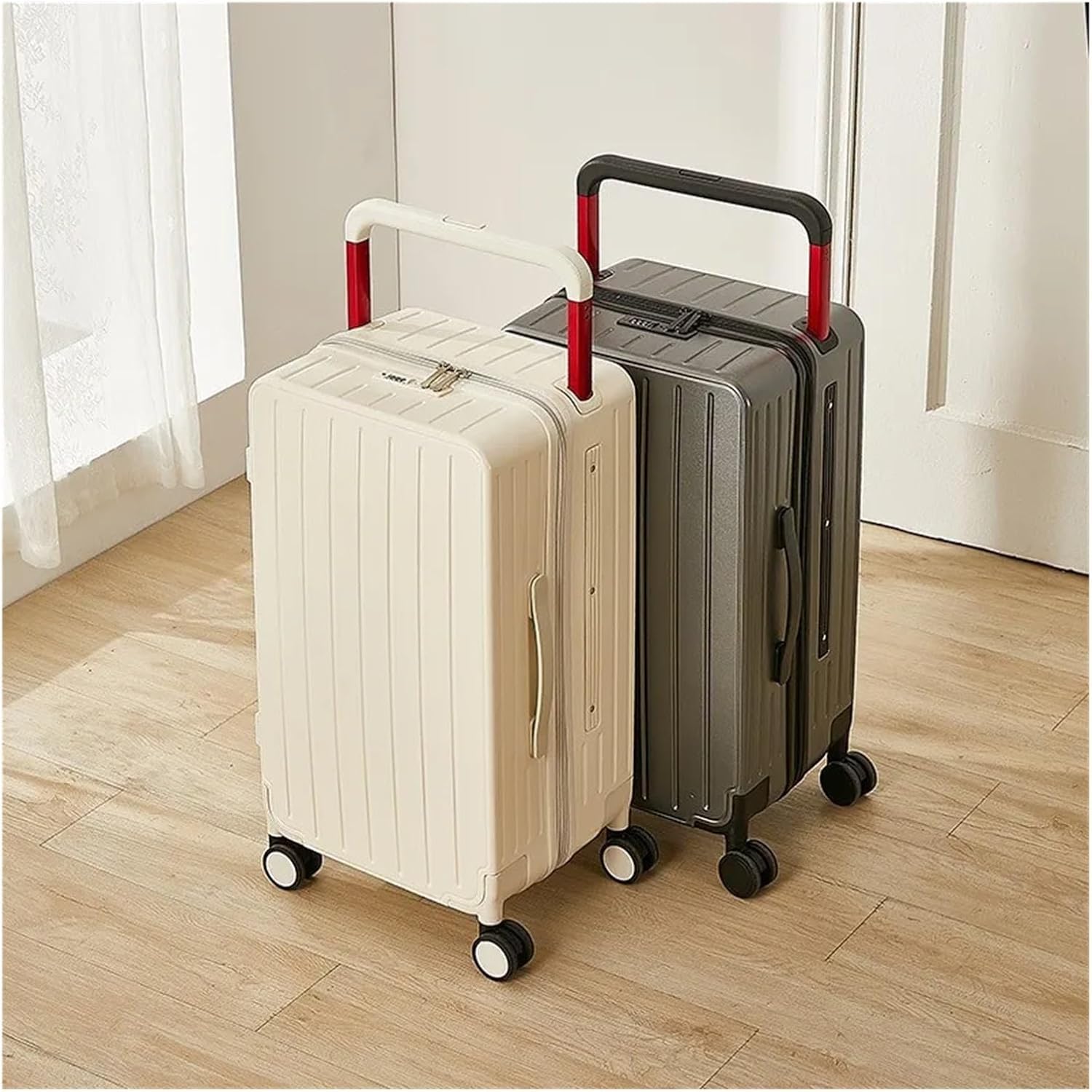 Valigia Rigida Durevole per PC con Ruote girevoli Custodia per Trolley da Viaggio Portatile per Bagagli a Mano di Grande capacità