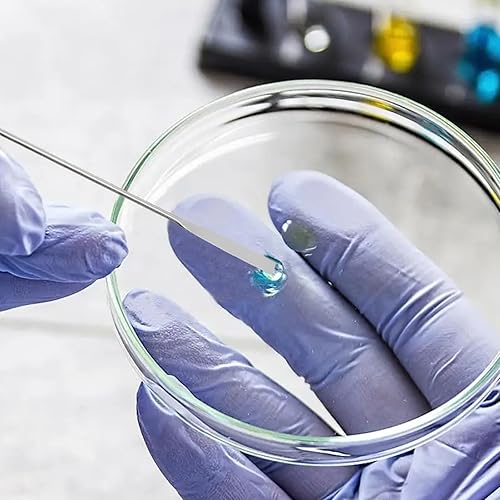 Miniatura 4 de 4 mini espátulas de laboratorio de acero inoxidable de laboratorio de doble extremo, micro espátula, semi-micro pala cónica, extremos planos de