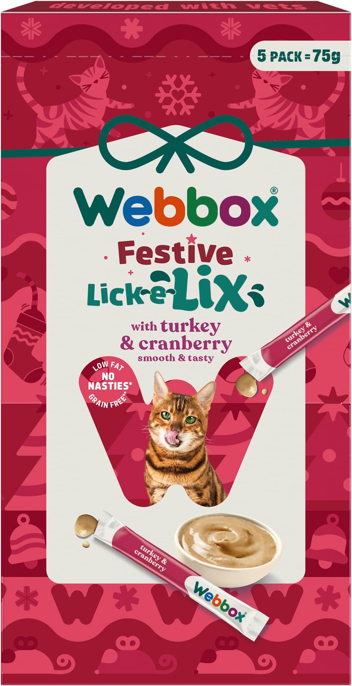 Webbox Lick-E-Lix Turkey and Cranberry, 75 g