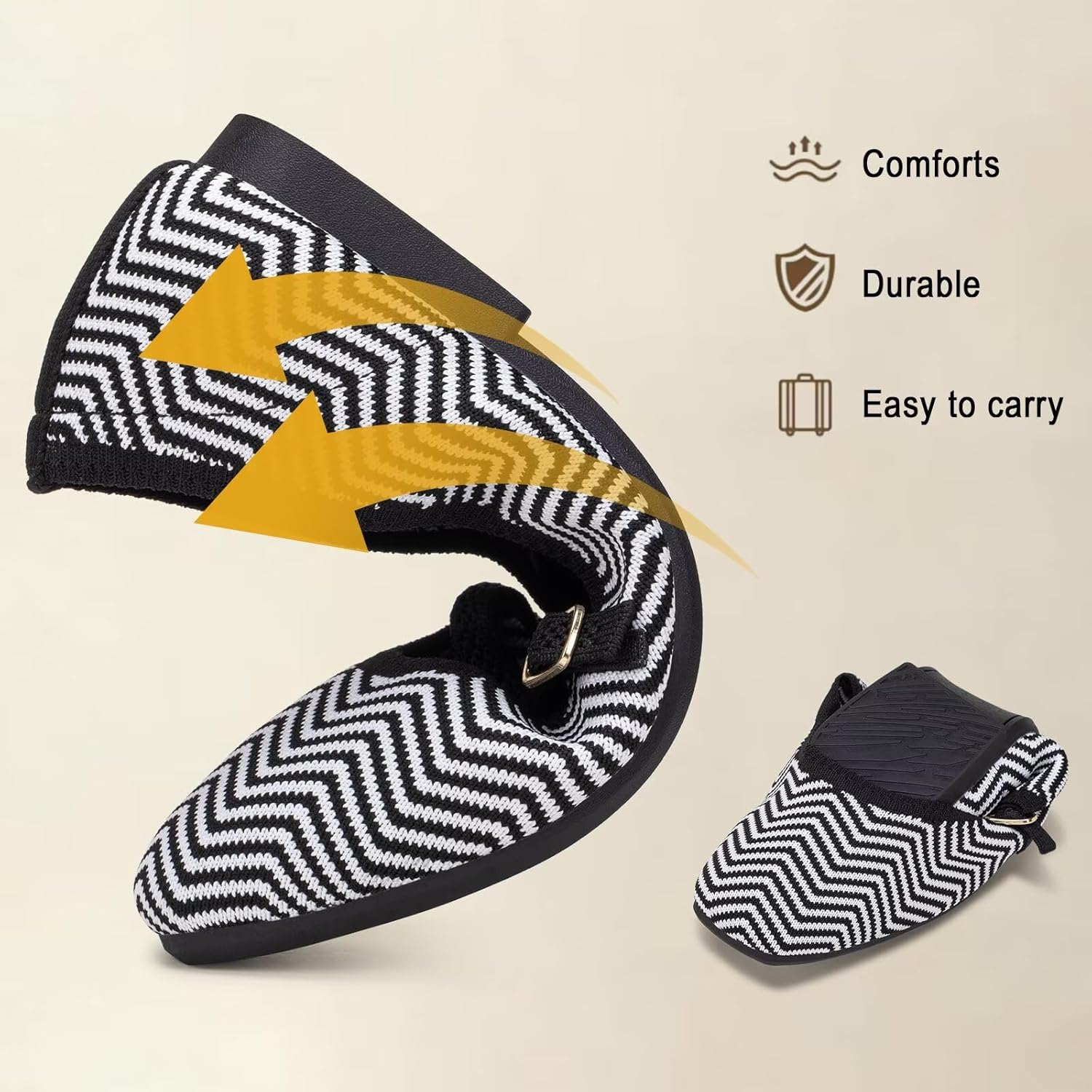 Frank Mully Mary Jane Women Flat Shoes Slip on Square-Toe Washable Shoes Comfortable for Dressy and Work with Ankle Strap - Image 5