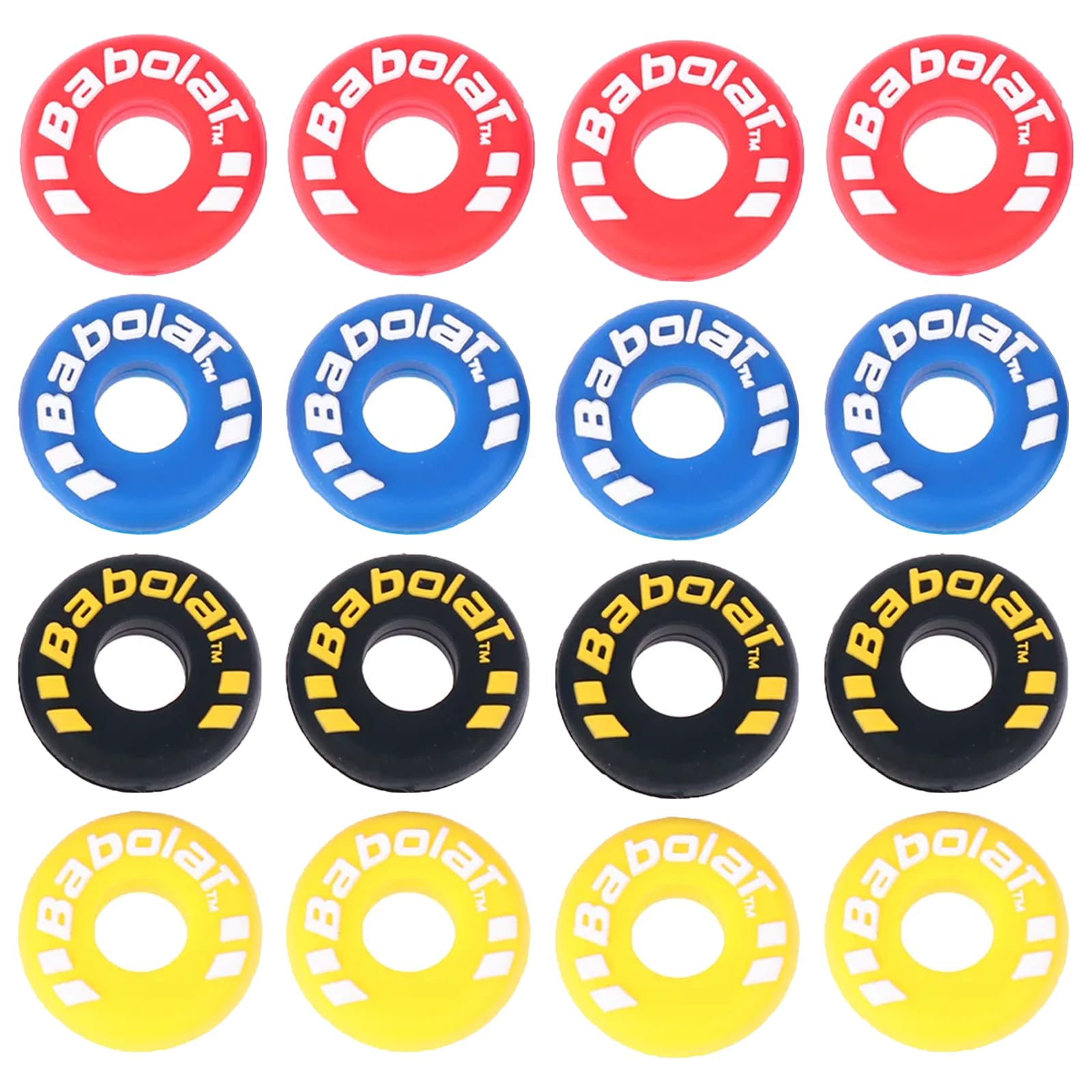 Sponsored Ad - 12 PCS Rubber Tire Shape Vibration Dampener，Tennis Racket Shock Absorber，Tennis Racket Vibration Dampeners，Antivibrador Raqueta De Tenis，Racquet Accessories，Great for Tennis Players