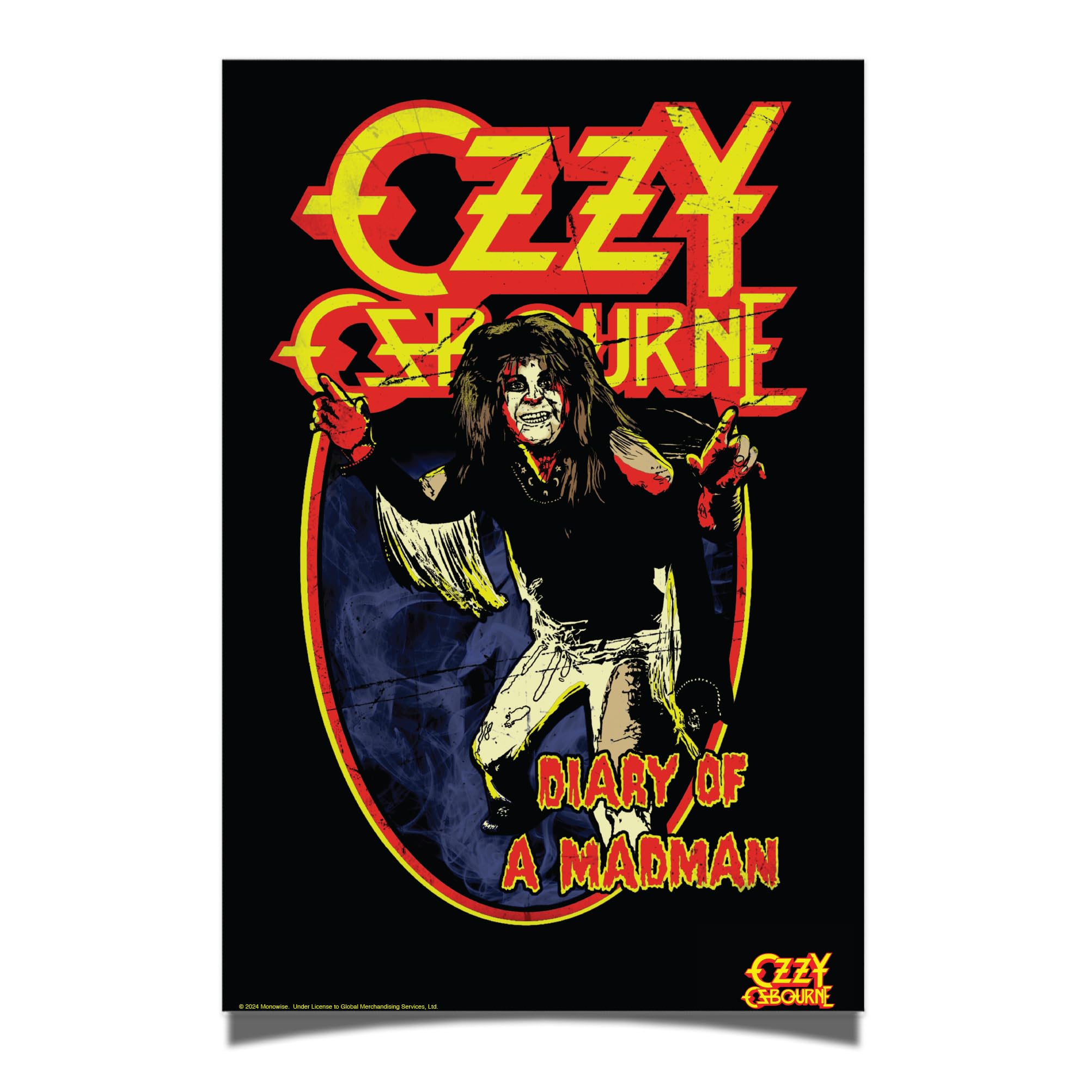 Desert Cactus Ozzy Osbourne Paper Poster 11 x 17 inch Wall Decor (#4)