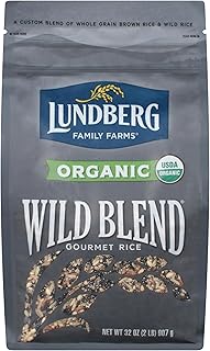 L.undberg Organic Wild Blend Rice 2 lb (Pack of 6)